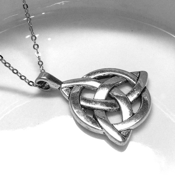 Miniature Celtic Irish Symbol Charm Necklace - Picture 1 of 2